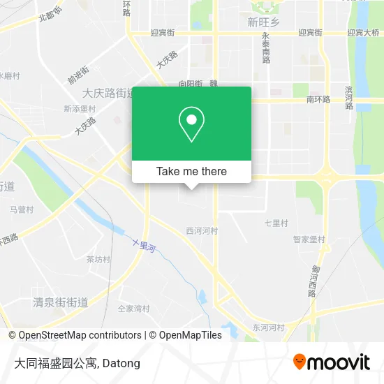 大同福盛园公寓 map