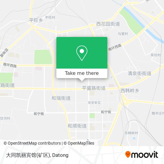 大同凯丽宾馆(矿区) map
