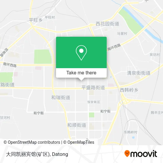 大同凯丽宾馆(矿区) map