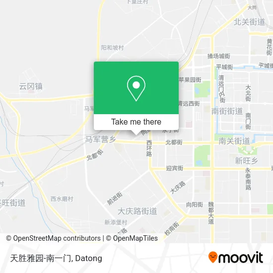 天胜雅园-南一门 map