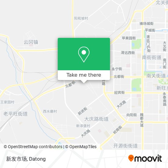 新发市场 map