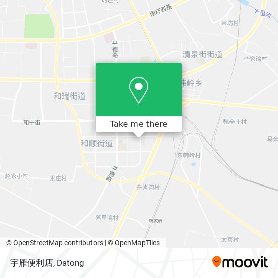 宇雁便利店 map