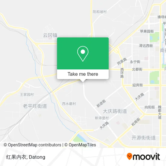 红果内衣 map