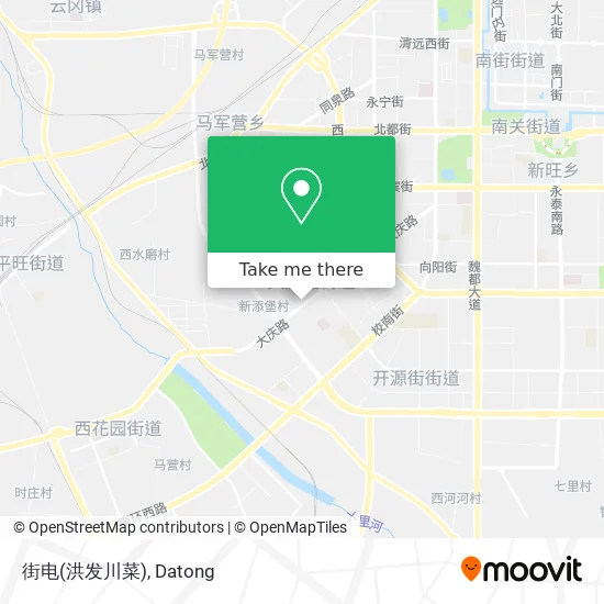 街电(洪发川菜) map