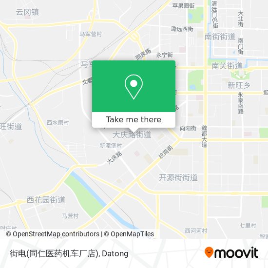 街电(同仁医药机车厂店) map