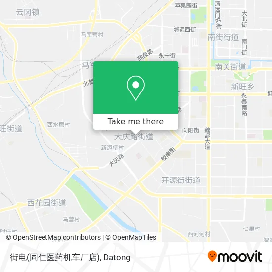 街电(同仁医药机车厂店) map