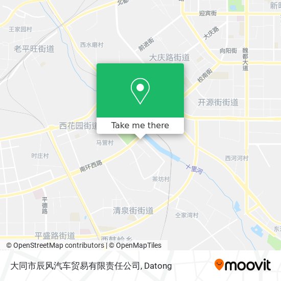 大同市辰风汽车贸易有限责任公司 map