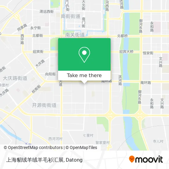 上海貂绒羊绒羊毛衫汇展 map