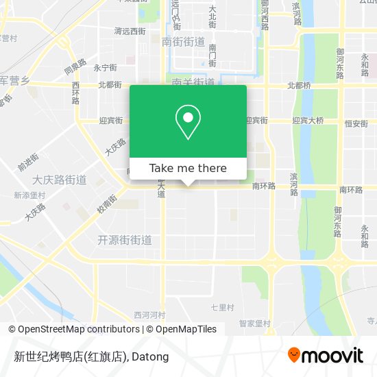 新世纪烤鸭店(红旗店) map