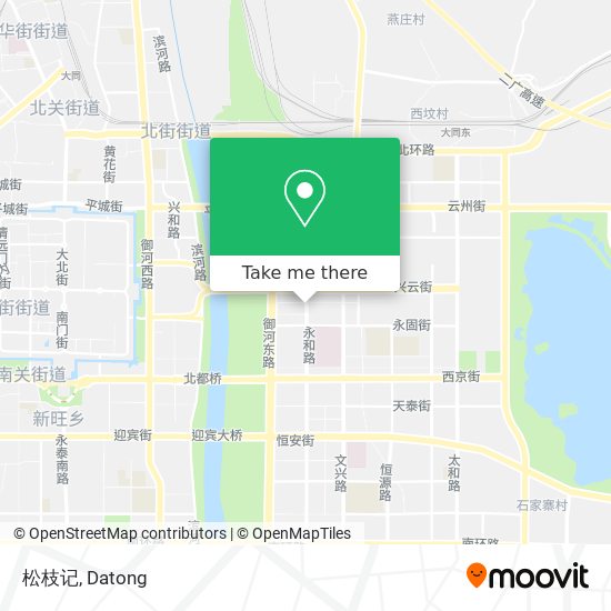 松枝记 map