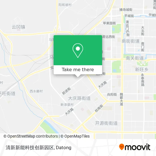 清新新能科技创新园区 map