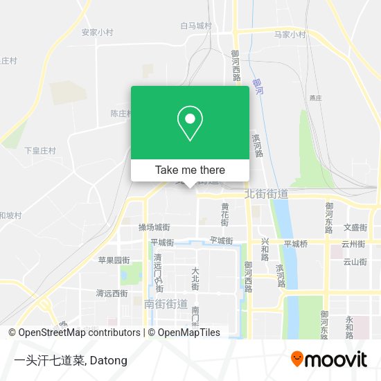 一头汗七道菜 map