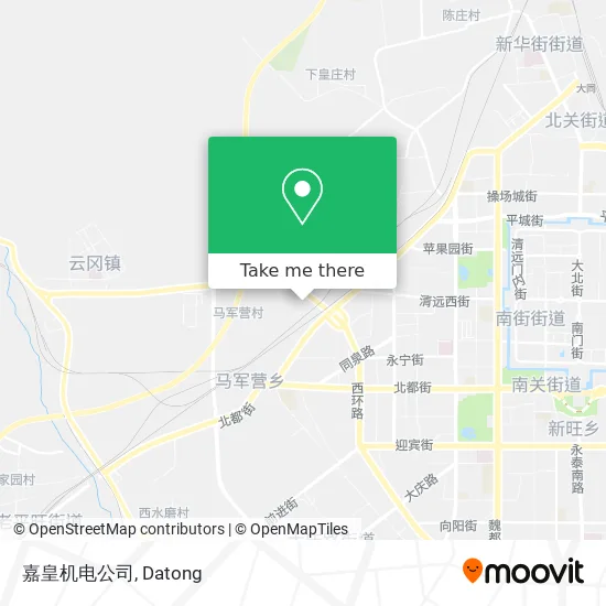 嘉皇机电公司 map