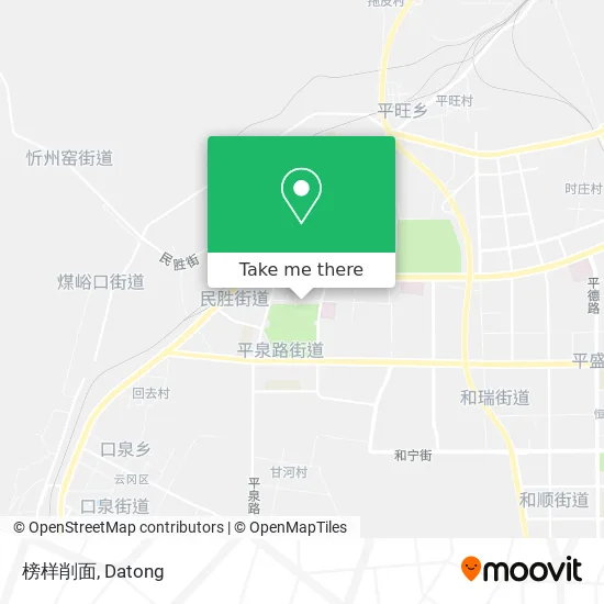 榜样削面 map
