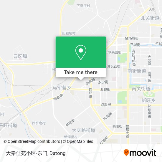大秦佳苑小区-东门 map