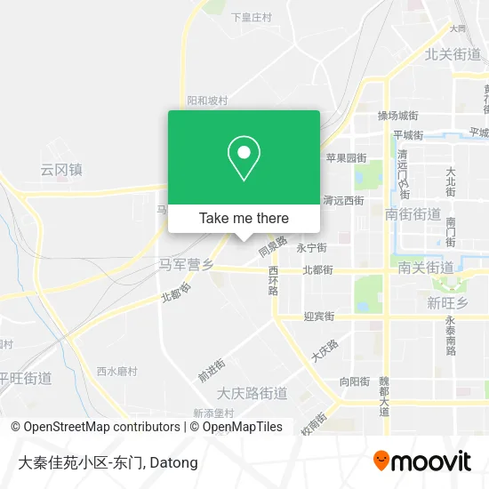 大秦佳苑小区-东门 map