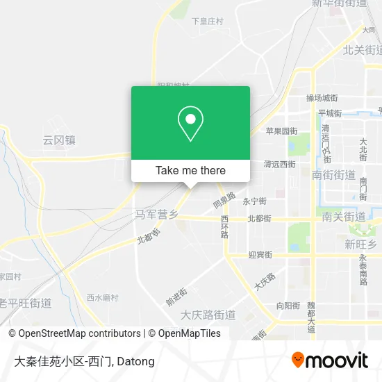 大秦佳苑小区-西门 map