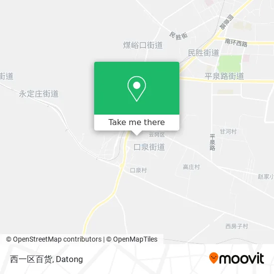 西一区百货 map