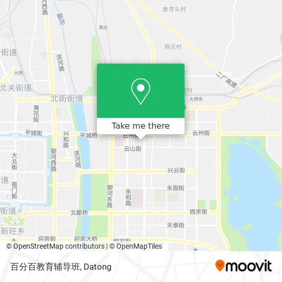 百分百教育辅导班 map