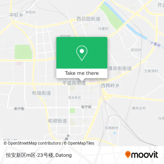 恒安新区m区-23号楼 map