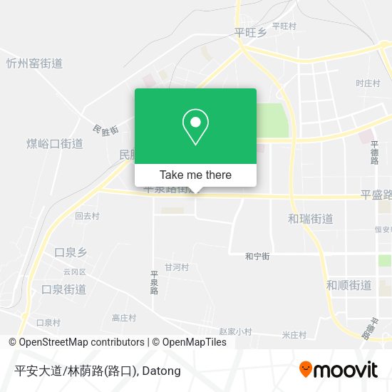 平安大道/林荫路(路口) map