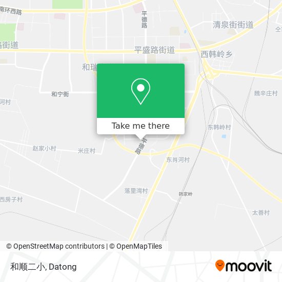 和顺二小 map