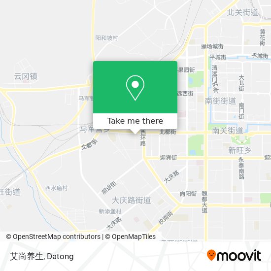 艾尚养生 map
