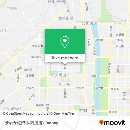 梦妆专柜(华林商厦店) map