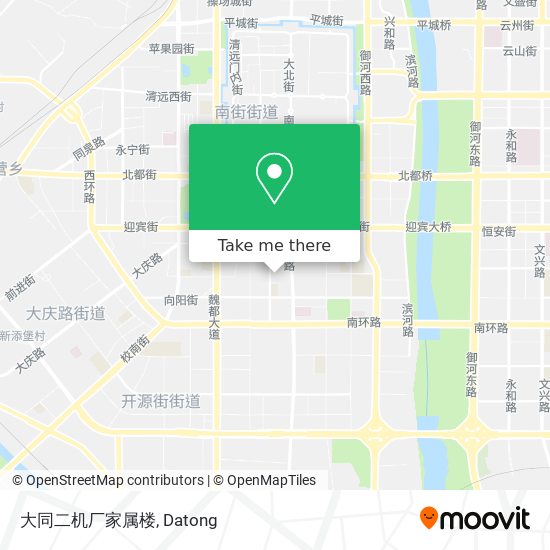 大同二机厂家属楼 map