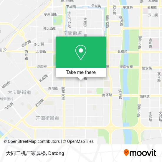 大同二机厂家属楼 map
