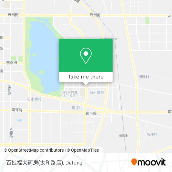百姓福大药房(太和路店) map