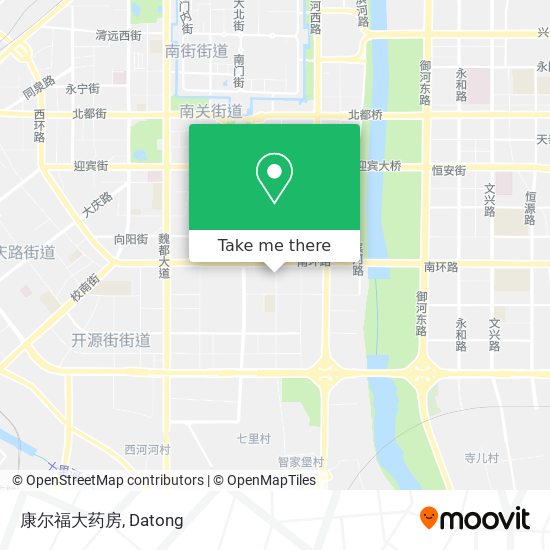 康尔福大药房 map