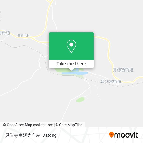 灵岩寺南观光车站 map