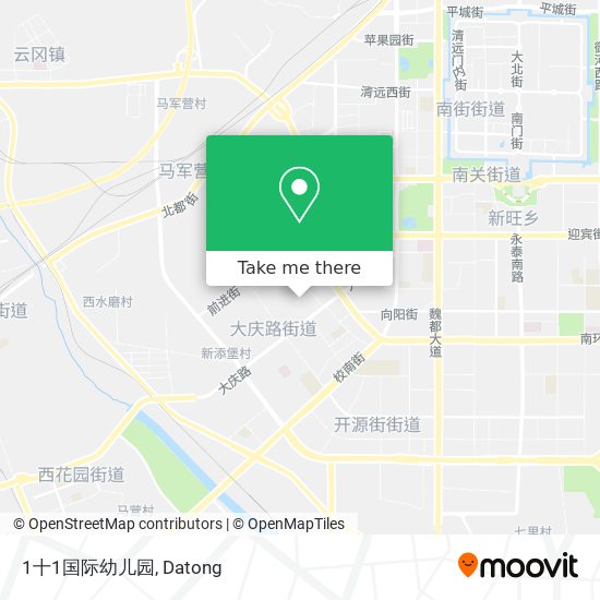 1十1国际幼儿园 map