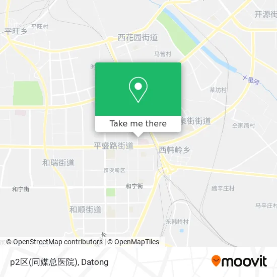 p2区(同媒总医院) map
