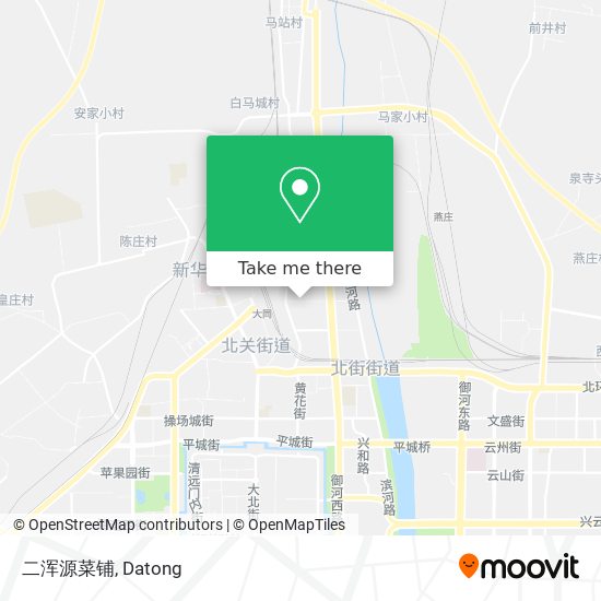 二浑源菜铺 map