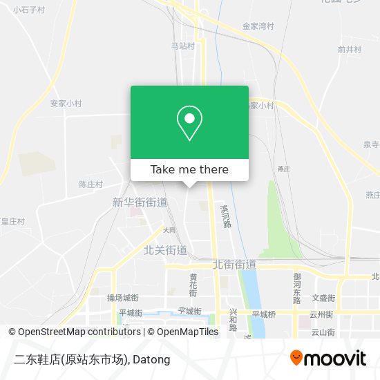 二东鞋店(原站东市场) map