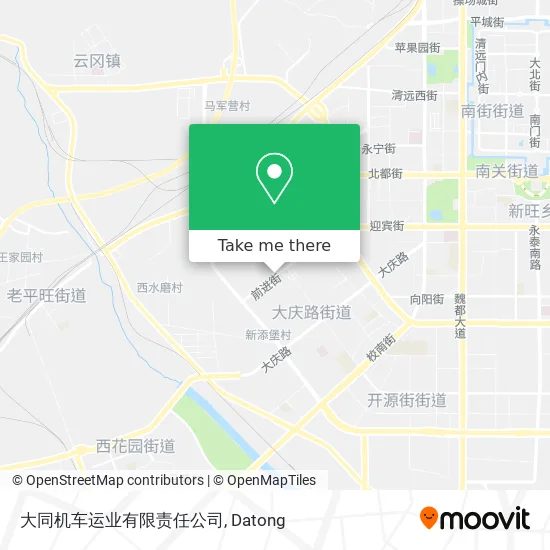 大同机车运业有限责任公司 map