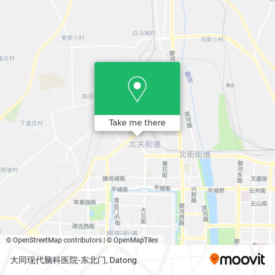 大同现代脑科医院-东北门 map