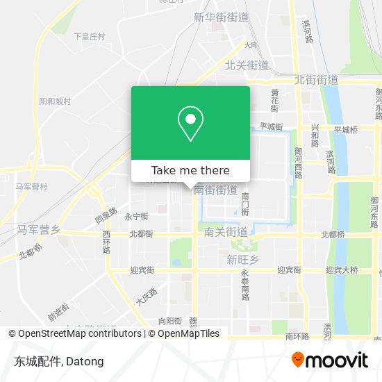 东城配件 map