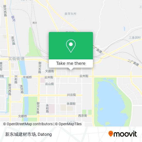 新东城建材市场 map