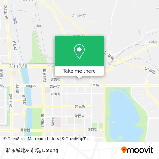 新东城建材市场 map