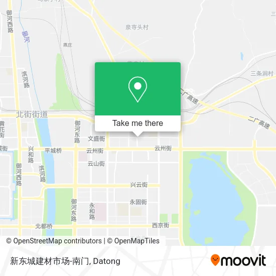 新东城建材市场-南门 map
