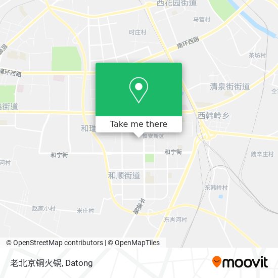 老北京铜火锅 map