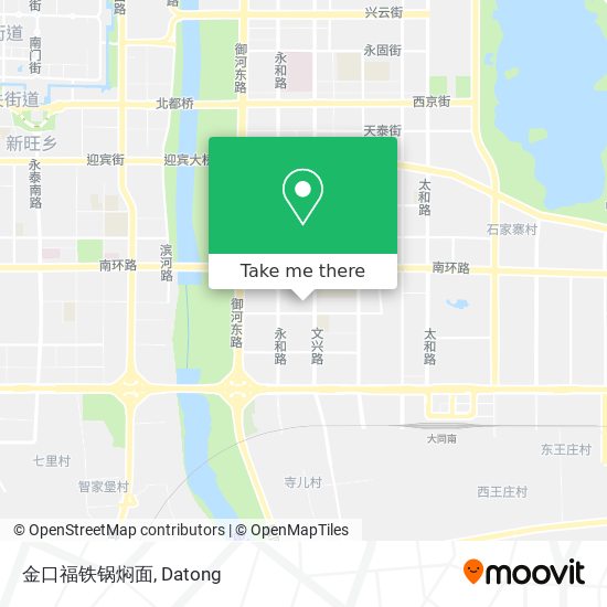 金口福铁锅焖面 map