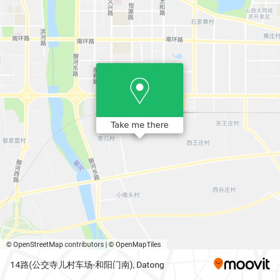14路(公交寺儿村车场-和阳门南) map