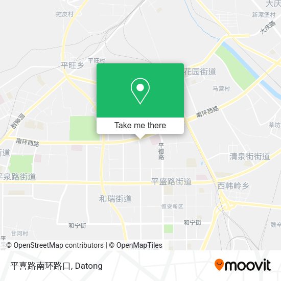 平喜路南环路口 map