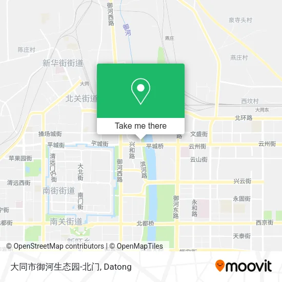 大同市御河生态园-北门 map