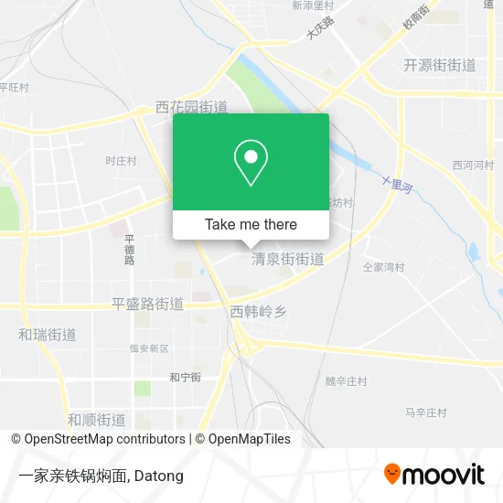 一家亲铁锅焖面 map