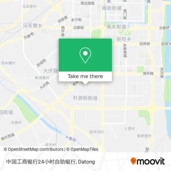 中国工商银行24小时自助银行 map